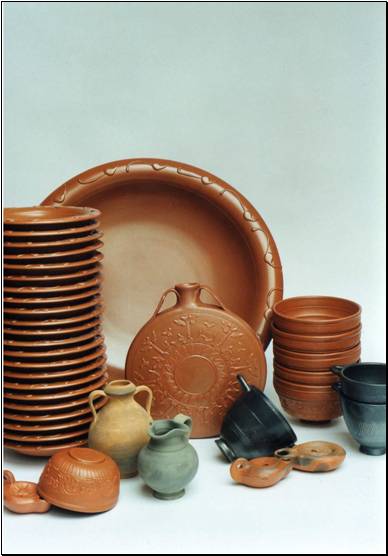 Nos reproductions de céramique sigillée et poterie gallo romaine